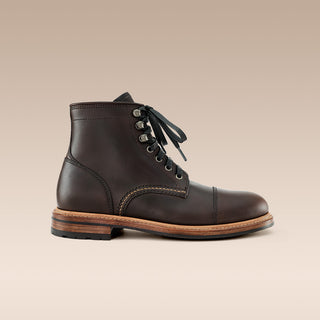 Ernest Cap Toe Boot Brown