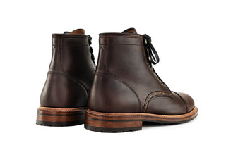 Ernest Cap Toe Boot Brown