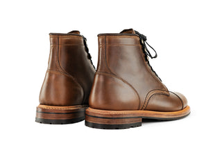 Ernest Cap Toe Boot Whiskey