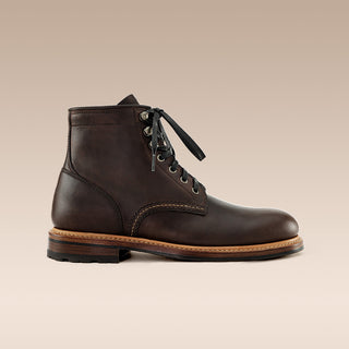 Edmund Plain Toe Boot Brown